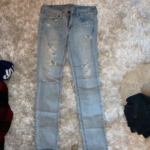 American eagle skinny stretch jeans 2